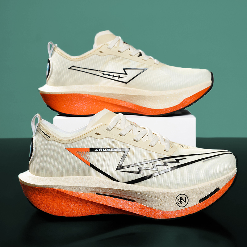 Men Shoes Runners - รองเท้าวิ่งผู้ชาย คาร์บอนบอร์ด สำหรับมาราธอน กีฬาเฉพาะทาง ระบายอากาศได้ดี น้ำหนักเบา