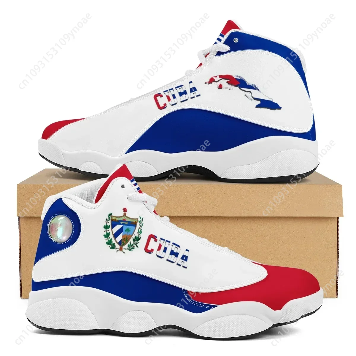 Men Shoes Runners - CUBA Flag พิมพ์ Cool Men บาสเกตบอลรองเท้าผ้าใบ