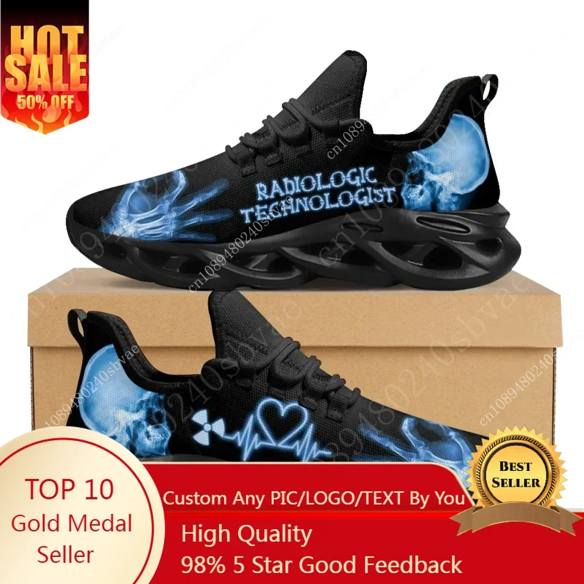 Men'S Shoes No Laces - รองเท้าผ้าใบสำหรับผู้เชี่ยวชาญด้านรังสีวิทยา รองเท้าผ้าใบลายโครงกระดูกสำหรับผู้ชายและผู้หญิง รองเท้ากีฬาน้ำหนักเบาแบบลำลอง รองเท้าผ้าใบสั่งทำพิเศษ