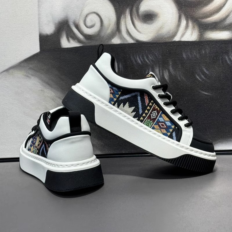 Men Shoes Regular Use - รองเท้าผ้าใบสไตล์เกาหลีแบบมินิมอลสำหรับผู้ชาย ระบายอากาศได้ดี ซับในนุ่มสบาย เหมาะสำหรับการใช้งานในชีวิตประจำวัน