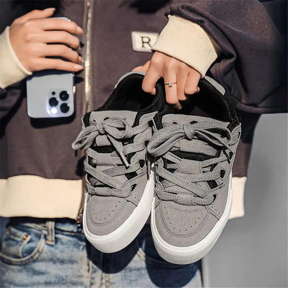Men'S Shoes Expensive Brands - กับ Lacing Hiphop ผู้หญิงรองเท้าสเก็ตบอร์ดวอลเลย์บอลรองเท้าผ้าใบสําหรับสตรี Beige Boot