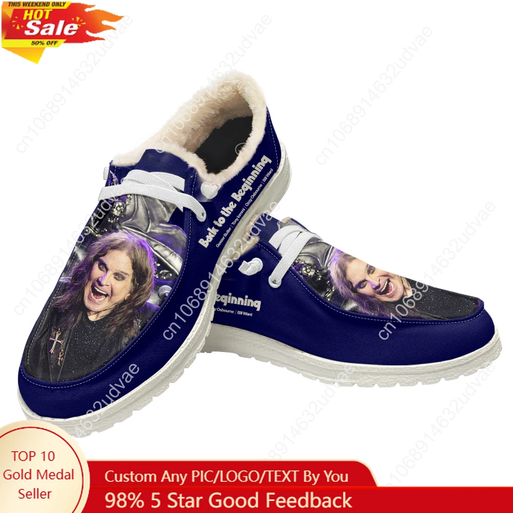 Men'S Shoes No Laces - รองเท้าโลฟเฟอร์ Ozzy Osbourne 1948-2025 แบบนุ่มสบายสำหรับผู้ชาย ผู้หญิง