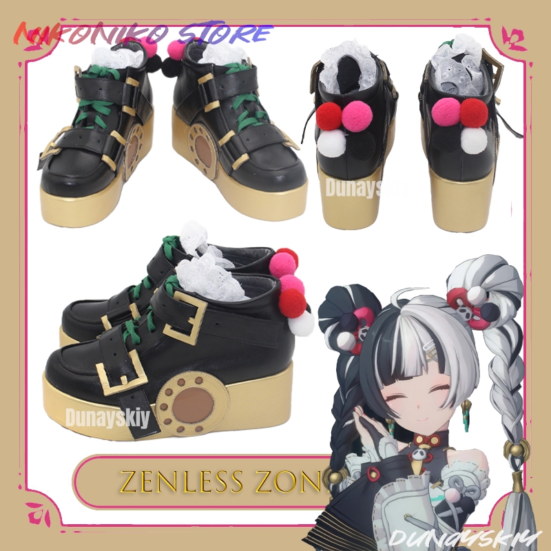 Men Shoes Europe To Us - รองเท้าคอสเพลย์เกม Zenless Zone Zero รุ่น Dialyn