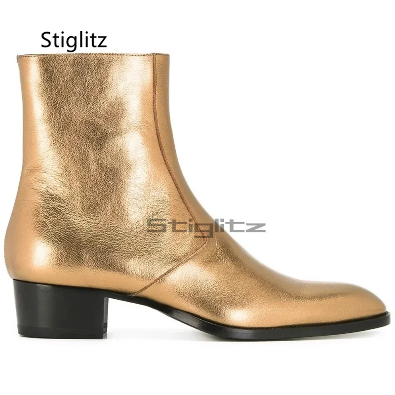 สีแดงของแท้หนังเชลซีรองเท้าสํา - Men Shoes Size 11 บทวิจารณ์และราคา