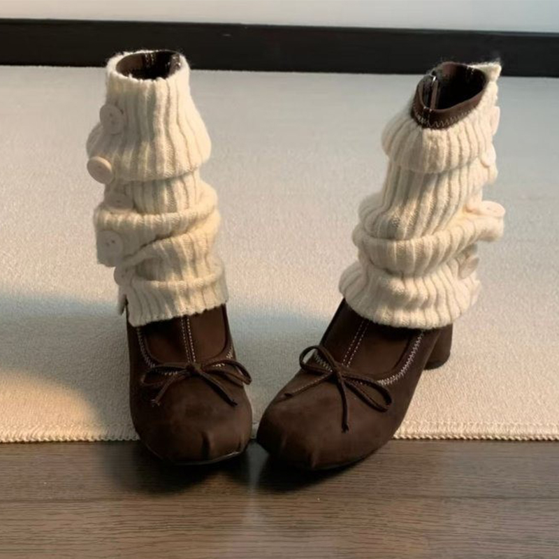 รองเท้าบูทส้นสูงแบบผูกโบว์สำหร - Chelsea Boots Suede บทวิจารณ์และราคา