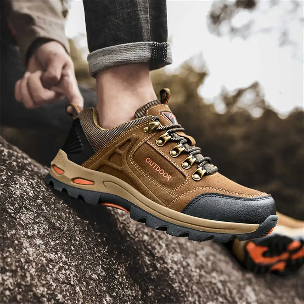 Non-SLIP Lace Up เดินป่าเทนนิส - Men'S Shoes Expensive Brands บทวิจารณ์และราคา
