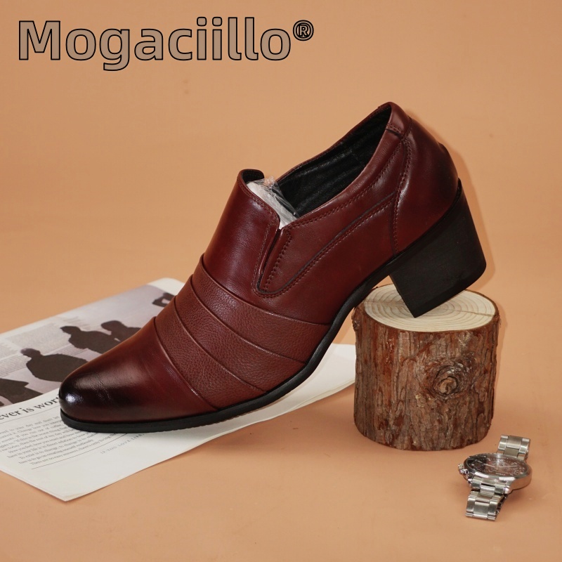ขายร้อนหนังผู้ชายรองเท้าส้นสูง - Men Shoes Europe To Us บทวิจารณ์และราคา