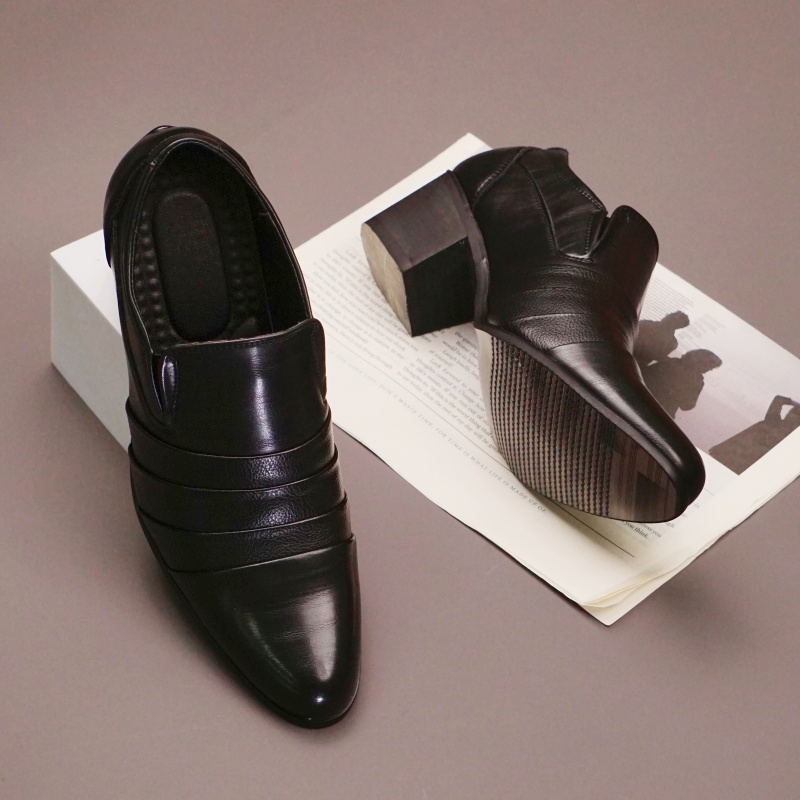 ขายร้อนหนังผู้ชายรองเท้าส้นสูง - Men Shoes Europe To Us บทวิจารณ์และราคา