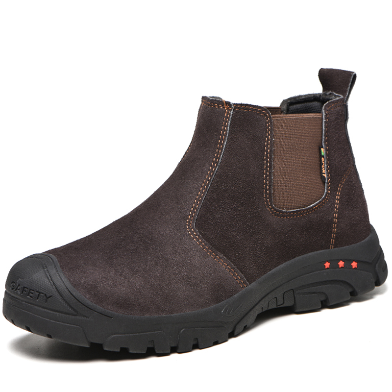 ทำงานรองเท้าบูทความปลอดภัยทำลา - Chelsea Boots Suede บทวิจารณ์และราคา
