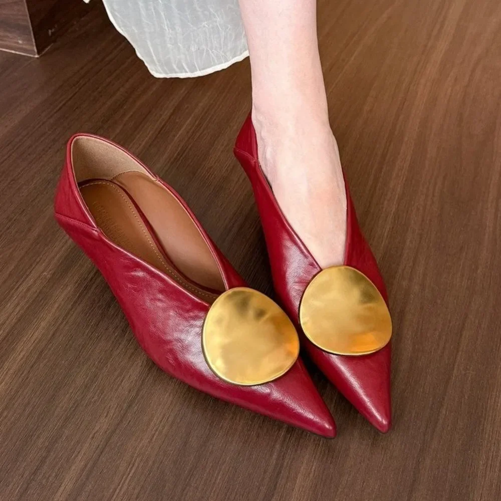 รองเท้าส้นสูงผู้หญิงหรูหรา ปลา - Dress Shoe Pointed บทวิจารณ์และราคา