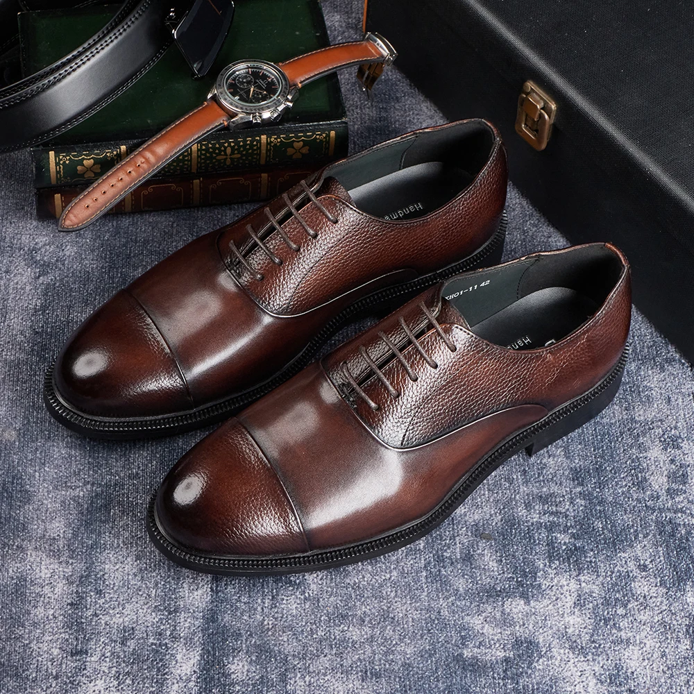 2025 ชายอิตาเลี่ยนสไตล์ Handma - Men Shoes Size 11 บทวิจารณ์และราคา