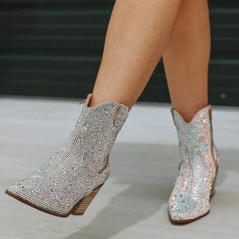 Western คาวบอยรองเท้าแฟชั่นผู้ - Chelsea Boots Suede บทวิจารณ์และราคา