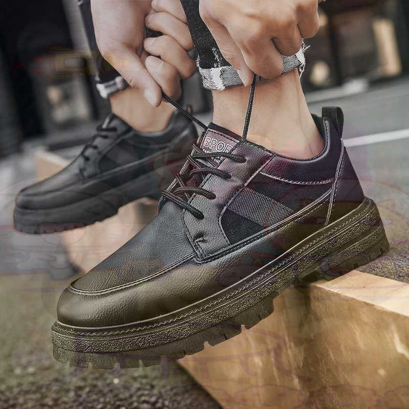 Dark Natural หนังแฟชั่น Traine - Men'S Shoes Expensive Brands บทวิจารณ์และราคา