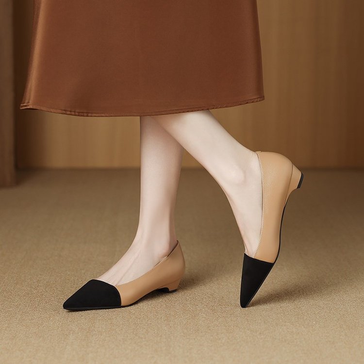 รองเท้าส้นสูงแฟชั่นสไตล์ฝรั่งเ - Dress Shoe Pointed บทวิจารณ์และราคา