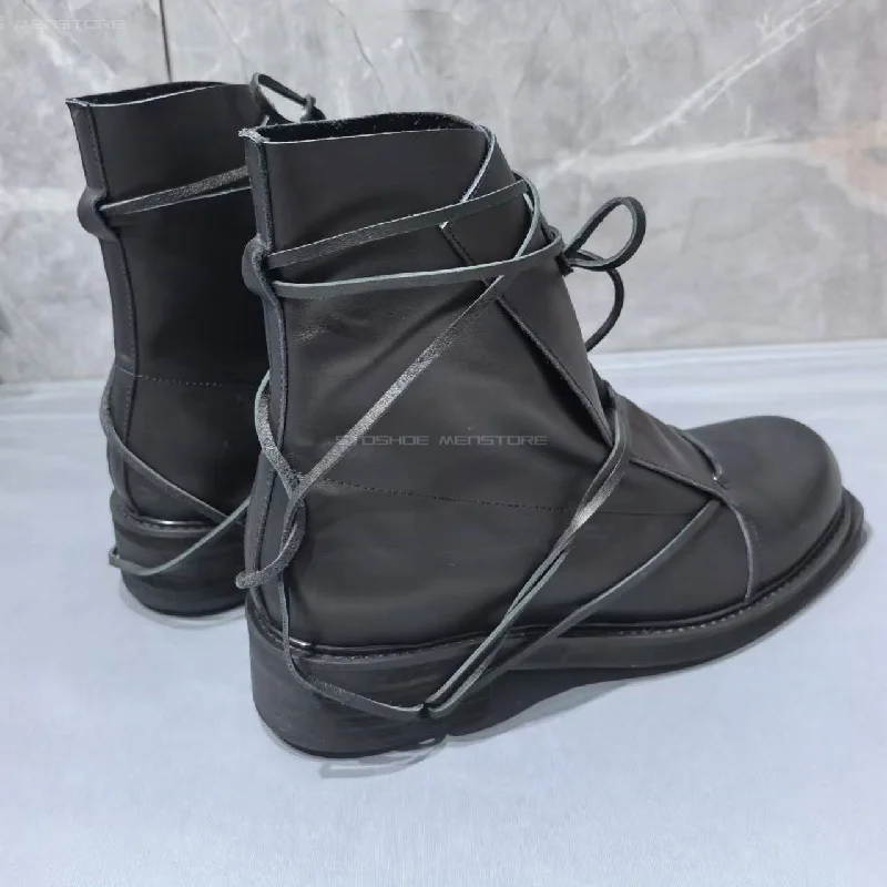หนังแท้สีดําสแควร์ Toe รองเท้า - Chelsea Boots Suede บทวิจารณ์และราคา