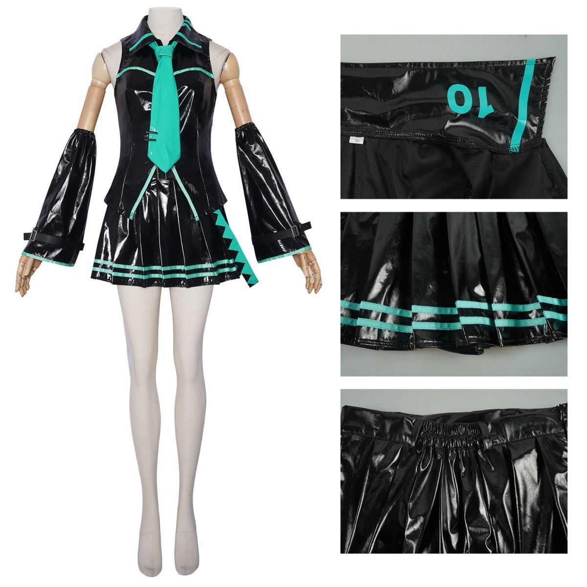 อะนิเมะ Miku คอสเพลย์ชุดเครื่อ - Men Shoes China บทวิจารณ์และราคา
