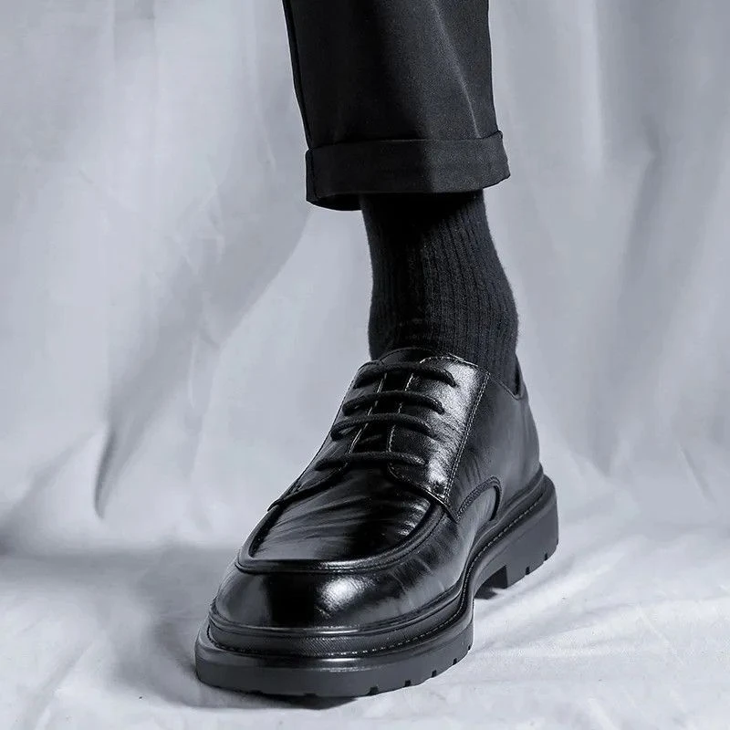 Lace Up รอบ Toe รองเท้าหนังผู้ - Men'S Shoes Clearance Sale บทวิจารณ์และราคา