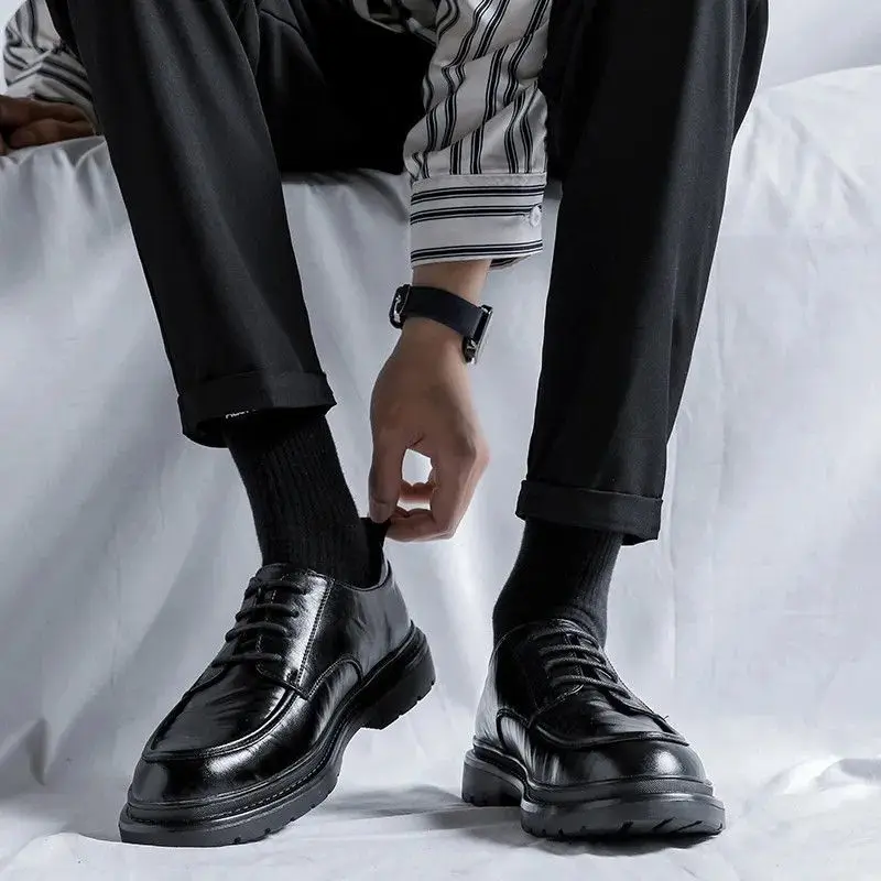 Lace Up รอบ Toe รองเท้าหนังผู้ - Men'S Shoes Clearance Sale บทวิจารณ์และราคา