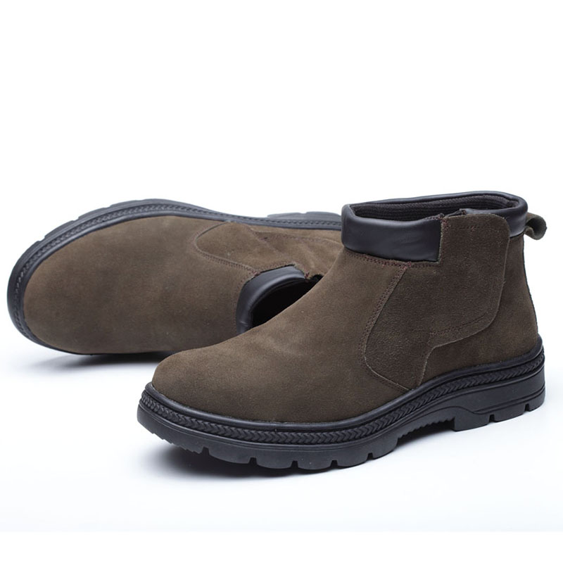 รองเท้าบูทนิรภัยลำลองสำหรับผู้ - Chelsea Boots Suede บทวิจารณ์และราคา