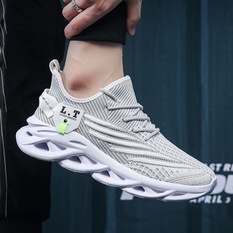 รองเท้าวิ่งผู้ชายสีดำ รองเท้าผ - Men Shoes Size 11 บทวิจารณ์และราคา