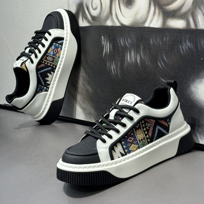 รองเท้าผ้าใบสไตล์เกาหลีแบบมินิ - Men Shoes Regular Use บทวิจารณ์และราคา