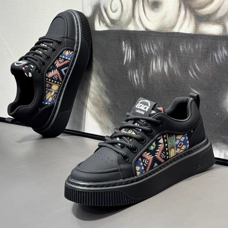 รองเท้าผ้าใบสไตล์เกาหลีแบบมินิ - Men Shoes Regular Use บทวิจารณ์และราคา